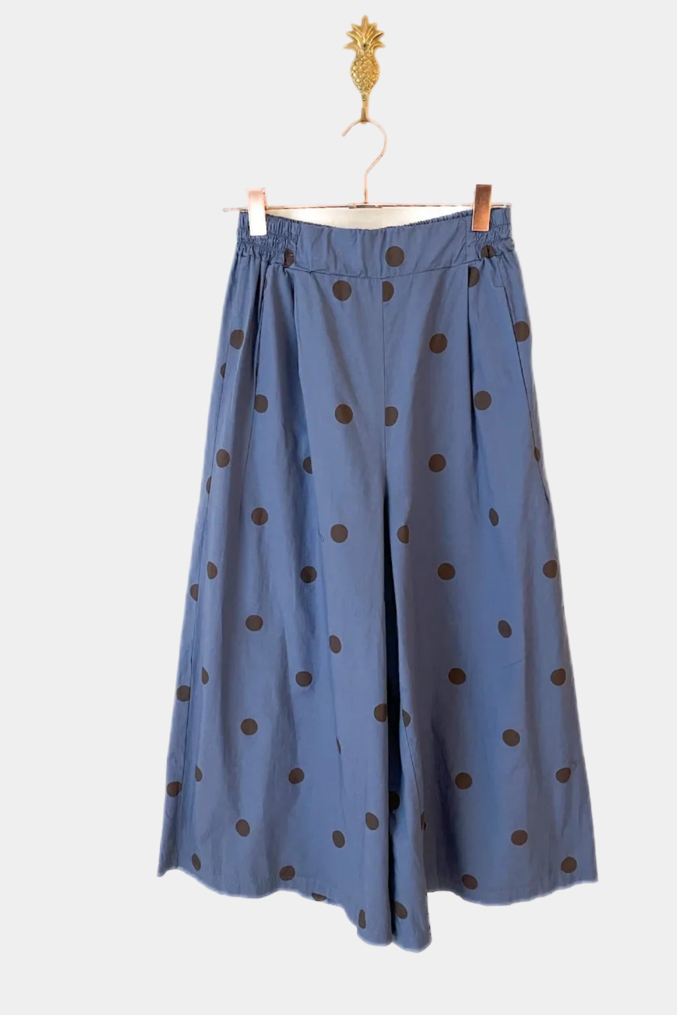 Pantalón Trazzo motas Azul