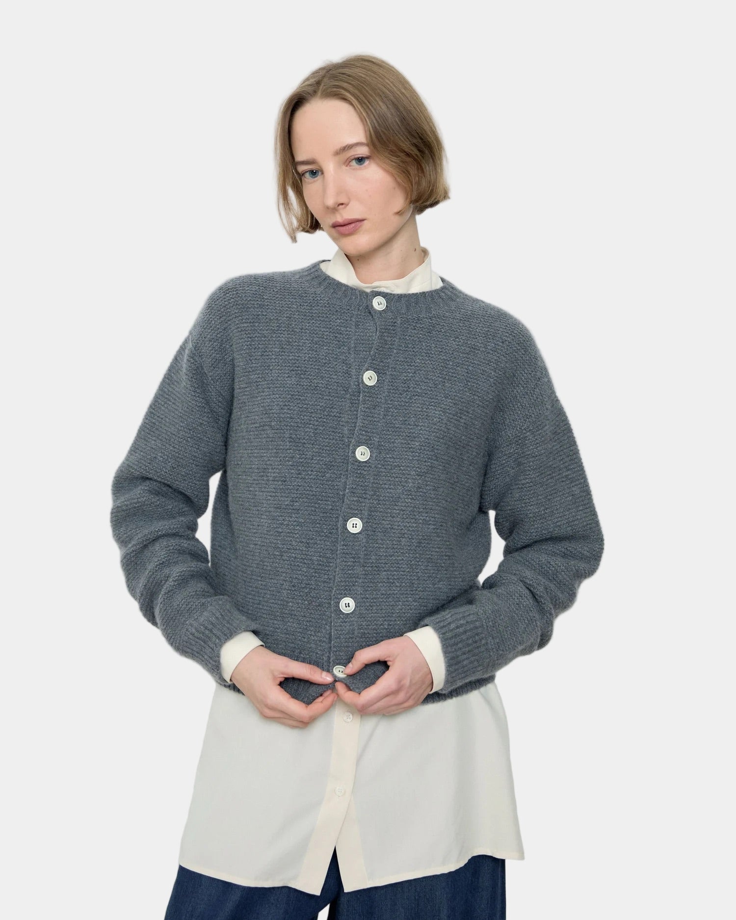 Cárdigan Marcela Gris