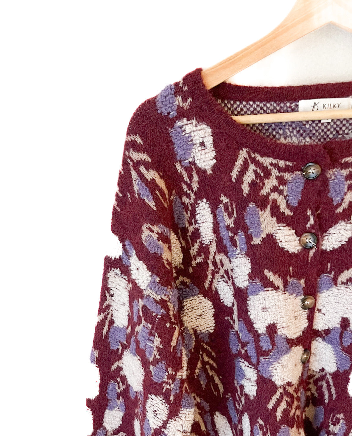 Cárdigan Velazquez Burdeos