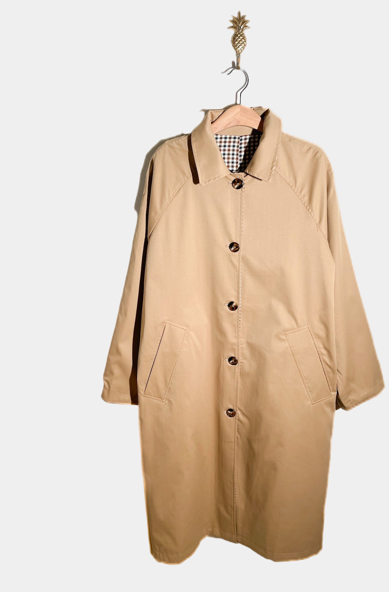 Gabardina Andere Camel