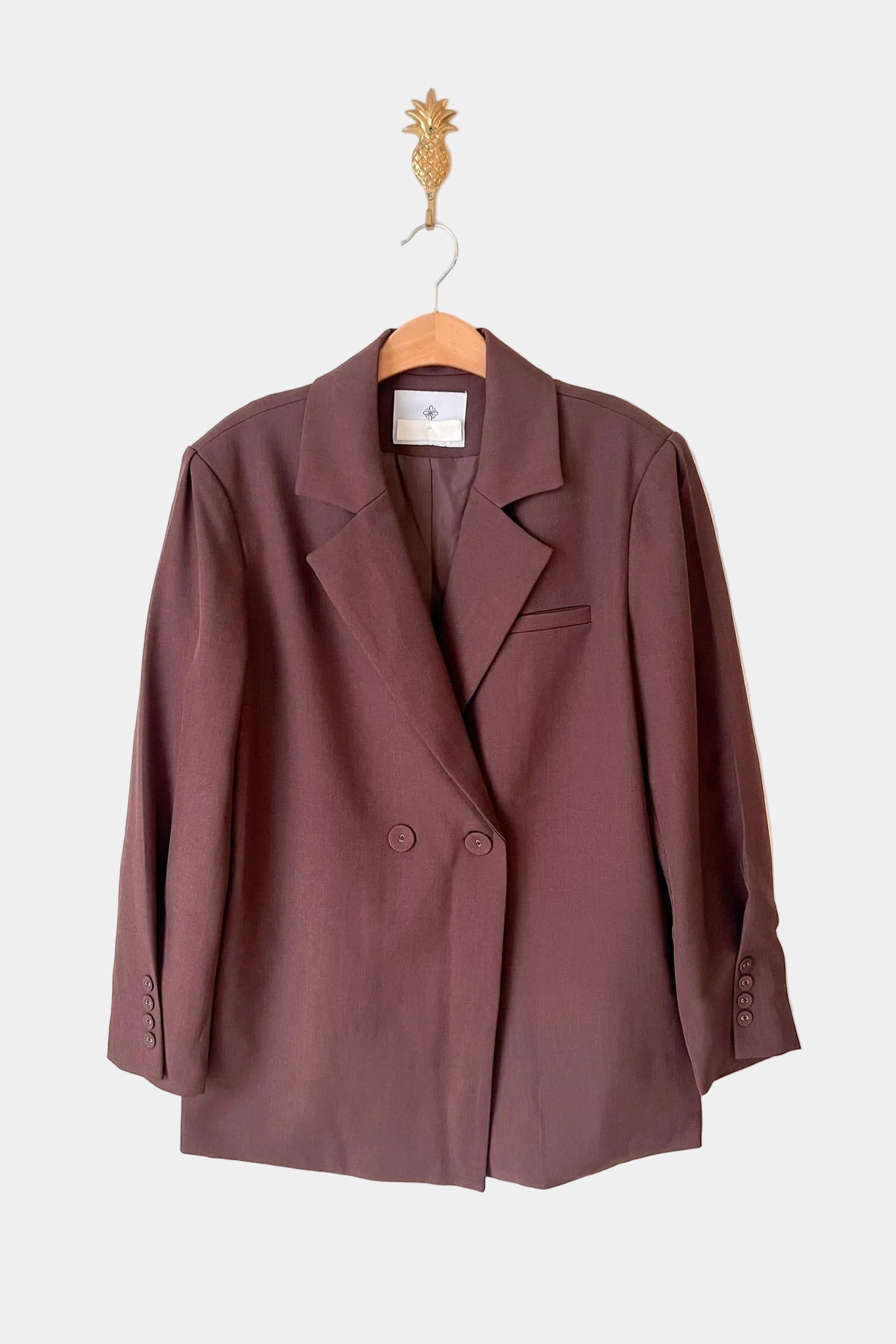 Blazer Burdeos