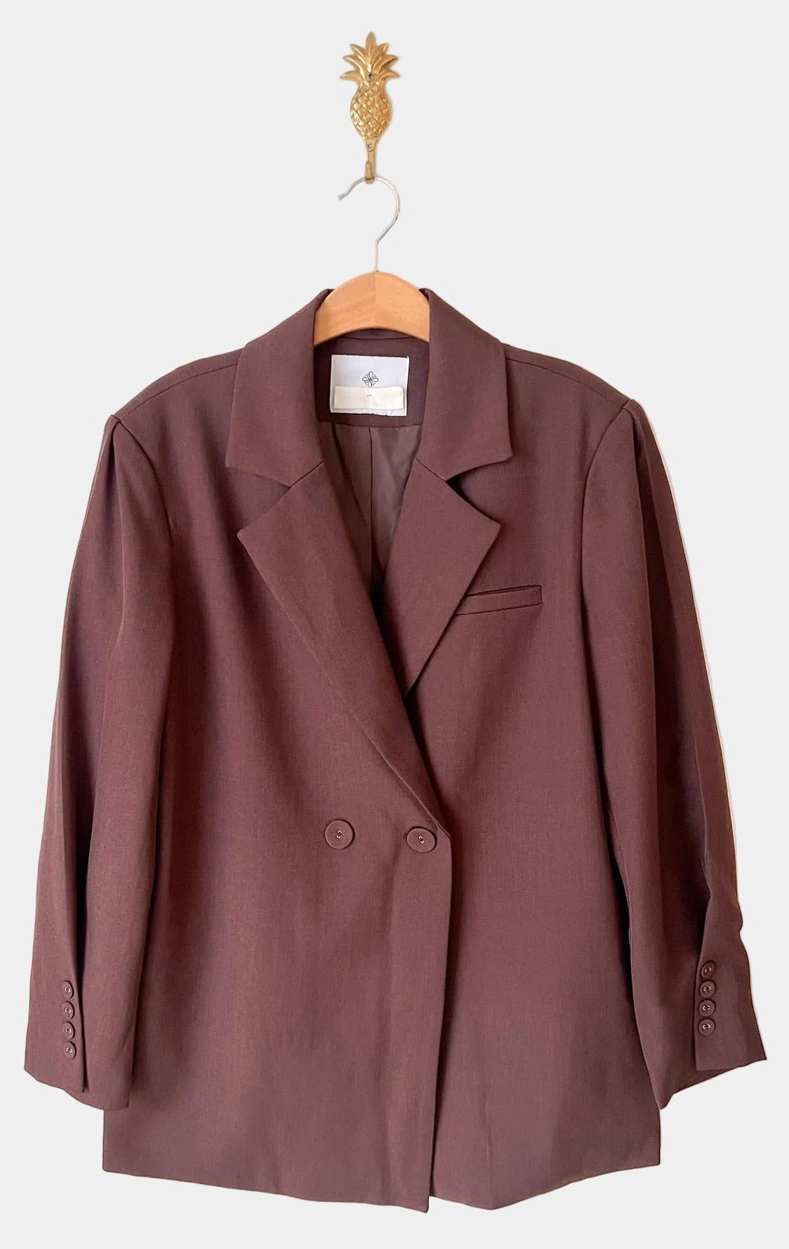 Blazer Burdeos
