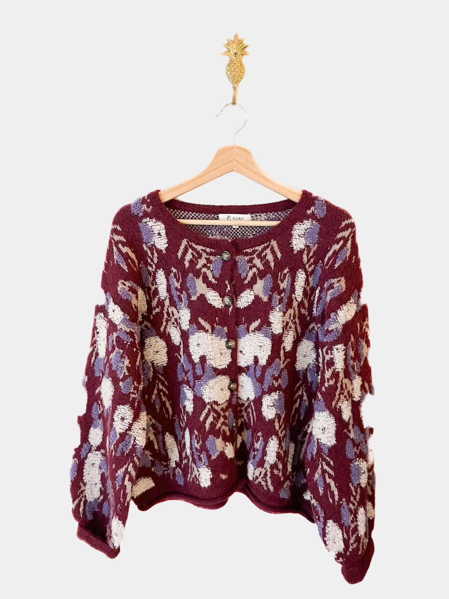 Cárdigan Velazquez Burdeos