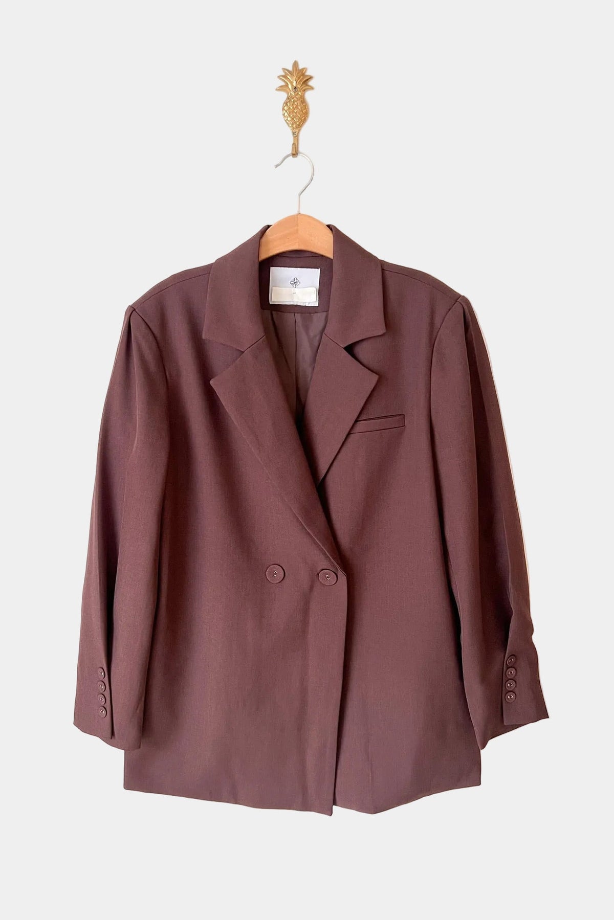 Blazer Burdeos